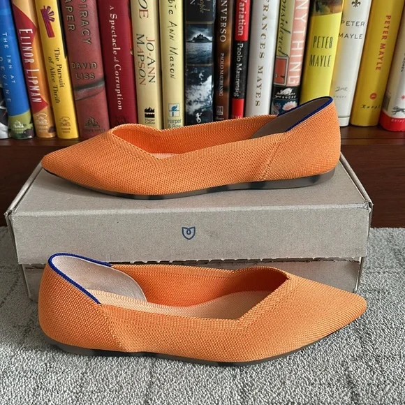 Rothy’s The Point Tangerine size 8.5 - Picture 4 of 12